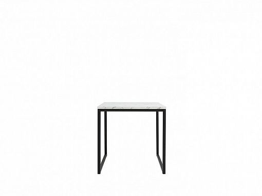 AROZ konferenční stolek LAW/40, mramor carrara bílý/černá