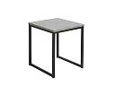 AROZ konferenční stolek LAW/50, beton chicago světle šedý/černá