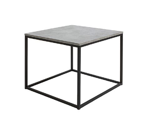 AROZ konferenční stolek LAW/69, beton chicago světle šedý/černá