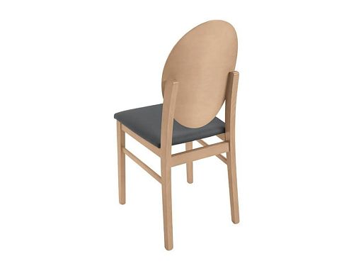 BERNARDIN jídelní židle, dub přírodní/šedá
