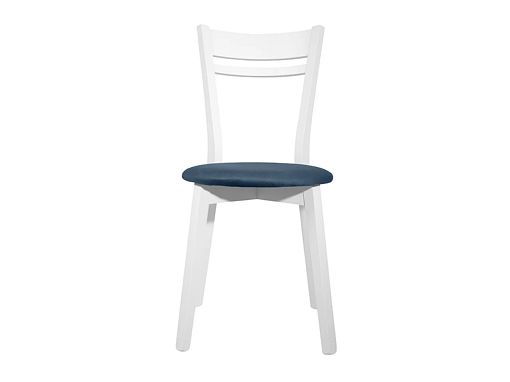 KEITA jídelní židle, bílá/navy