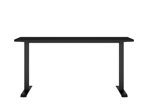 GAMEING psací stůl BIU/160, černá/černý kovový rám