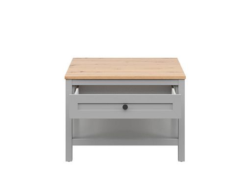 SALGA konferenční stolek LAW1S, šedá arktisgrau/dub artisan