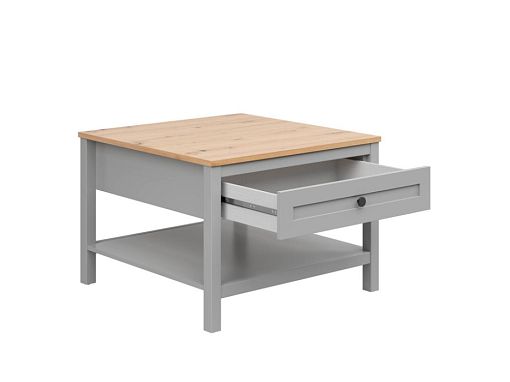 SALGA konferenční stolek LAW1S, šedá arktisgrau/dub artisan
