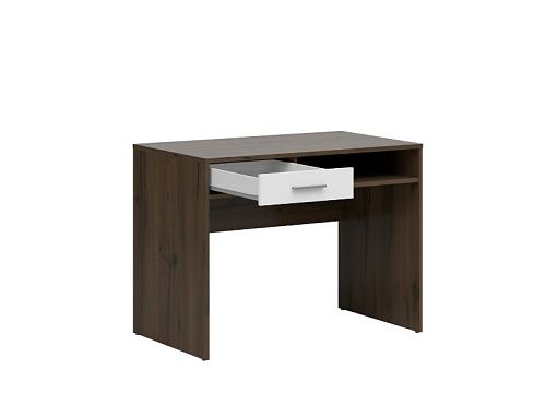 Nepo Plus Psací stůl BIU1S, dub ušlechtilý/bílá