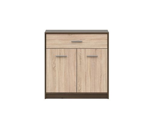 NEPO PLUS komoda KOM2D1S, dub ušlechtilý/dub sonoma