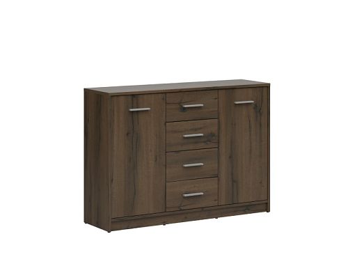 Nepo Plus Komoda KOM2D4S, dub ušlechtilý