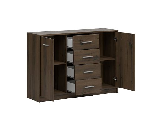 Nepo Plus Komoda KOM2D4S, dub ušlechtilý