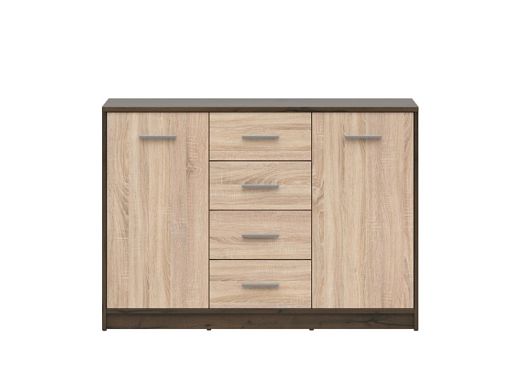 Nepo Plus Komoda KOM2D4S, dub ušlechtilý/dub sonoma