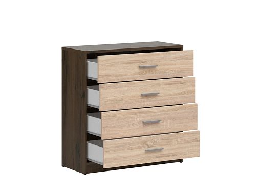 Nepo Plus Komoda KOM4S, dub ušlechtilý/dub sonoma