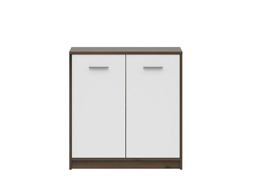 NEPO PLUS skříňka KOM2D, dub ušlechtilý/bílý