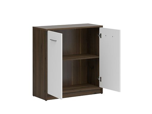 NEPO PLUS skříňka KOM2D, dub ušlechtilý/bílý