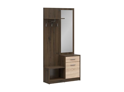 Nepo Plus Předsíňová stěna PPK, Dub ušlechtilý/dub sonoma