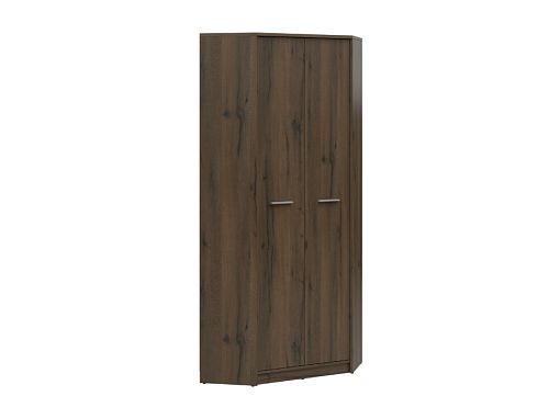 NEPO PLUS rohová šatní skříň SZFN2D, dub ušlechtilý