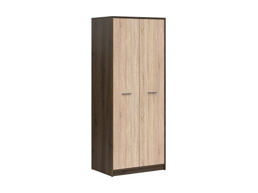NEPO PLUS šatní skříň SZF2D, dub ušlechtilý/dub sonoma