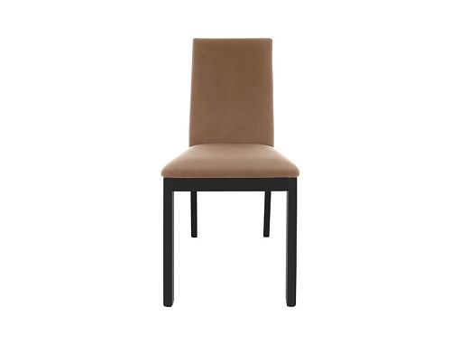 PONT jídelní židle, černá TX058/Bluvel 28 beige