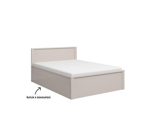 KASPIAN postel 160 cm, kašmír