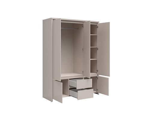 KASPIAN šatní skříň SZF5D2S, kašmír