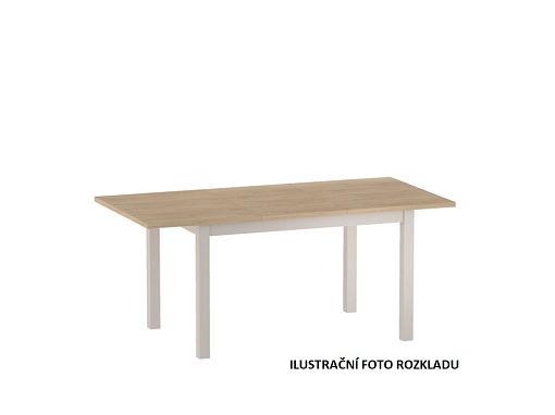 MAREN jídelní stůl 130/90, dub artisan/černá