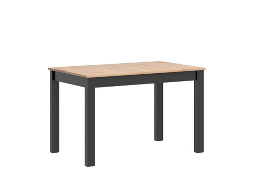 RAMEN PLUS MINI rozkládací jídelní stůl, 100 x 60 cm, dub artisan/černá
