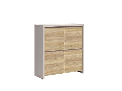 Skříňka Kaspian KOM4D, kašmír/dub mauvella