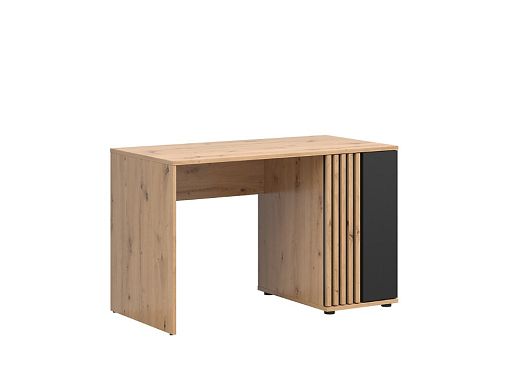 Psací stůl Vabres BIU1D, dub artisan/černá