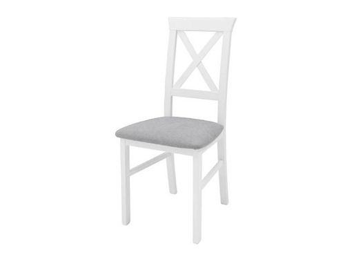 Jídelní židle ALLA 3, bílá teplá