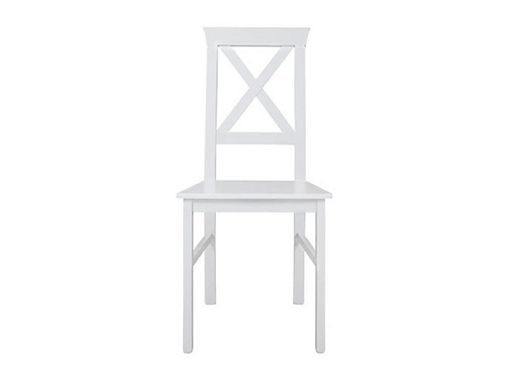 ALLA 4 jídelní židle, bílá teplá