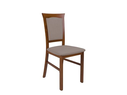 KENT jídelní židle SMALL 2, kaštan/béžová