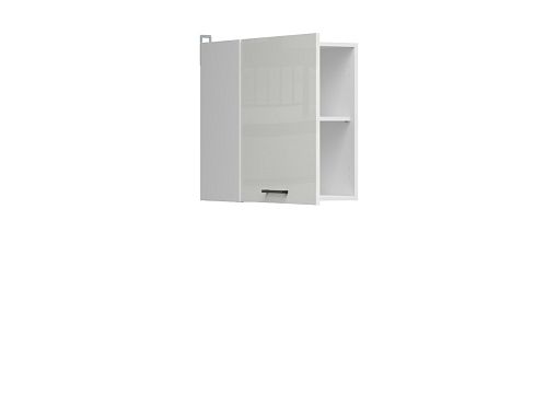 Junona Tafla skříňka 50 cm, bílá/bílá křída lesk