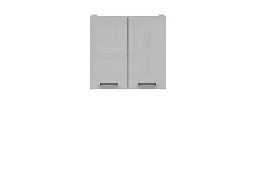 Junona Line Tafla skříňka G2D/80/57, bílá/světle šedý lesk