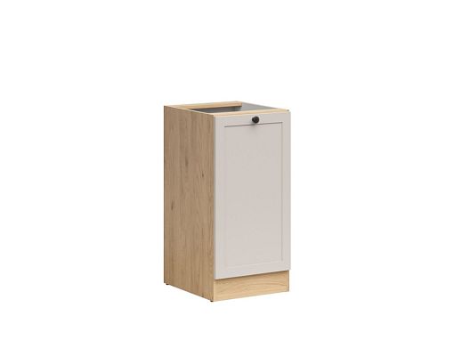 Kuchyňská skříňka Junona Ramka 40 cm, pravá, dub bernstein/kašmír