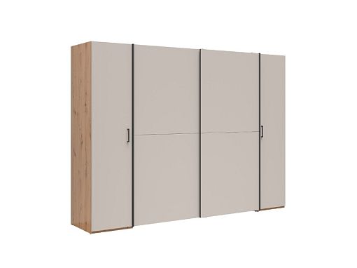 Šatní skříň Hinton SZF4D, dub artisan/kašmír