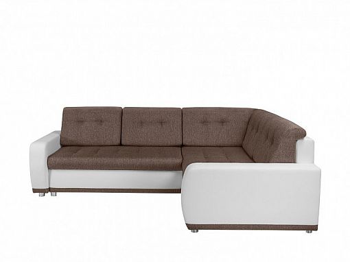 WILLY LUX rohová sedací souprava, M3573G/M5618G, bílá/bronzová