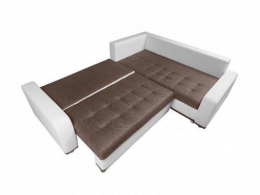 WILLY LUX rohová sedací souprava, M3573G/M5618G, bílá/bronzová